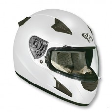 Шлем (интеграл)  HD188  Solid  белый глянцевый  L