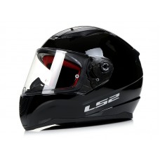 Шлем (интеграл) LS2 FF353 RAPID Solid черный глянцевый    S