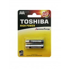 Батарейки TOSHIBA LR03GCP BP-2 щелочн. (alkaline)  AAA 1,5V High Power (2шт)