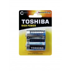 Батарейки TOSHIBA LR14GCP BP-2 щелочн. (alkaline)  C 1,5V High Power (2шт)